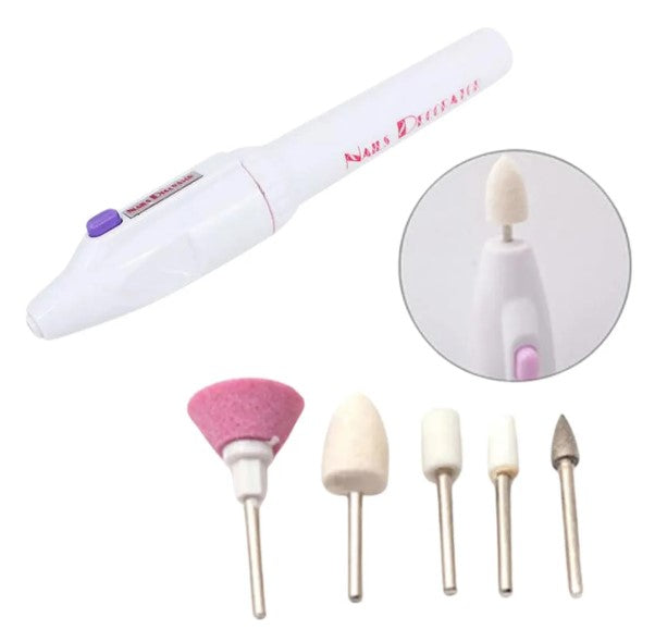 Set Pulidor De Uñas 5 En 1 Recargable