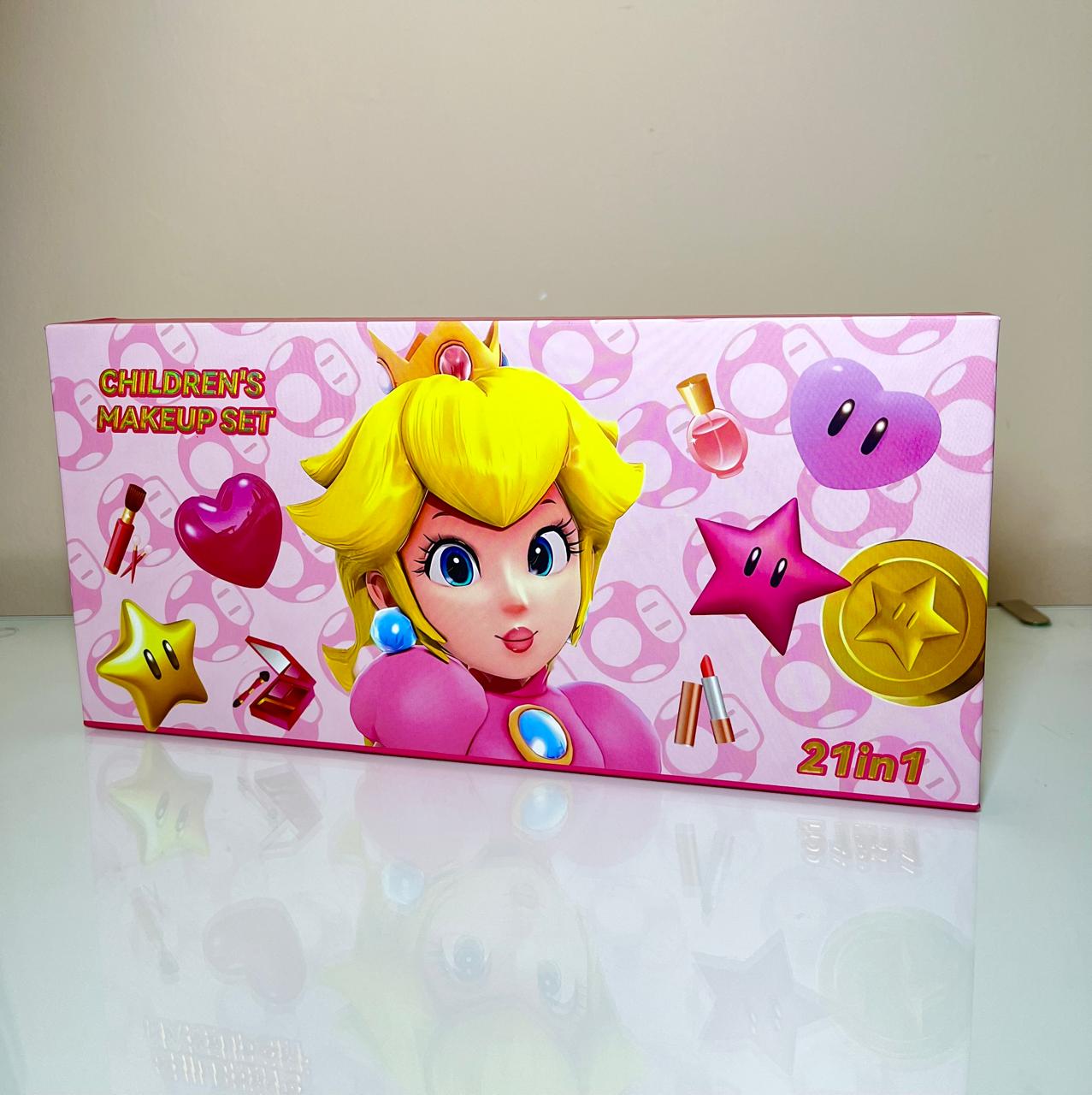 Set de maquillaje princesa peach 21 en 1