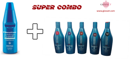 Combo Marcel: Champu Manzanilla 980 ML + Tratamiento Color 270 ML