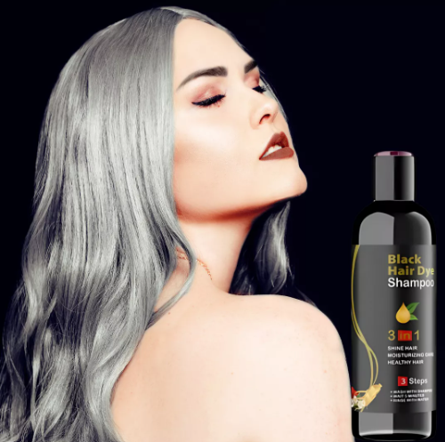 Shampu Black Hair Dye Anticanas - mL a $240