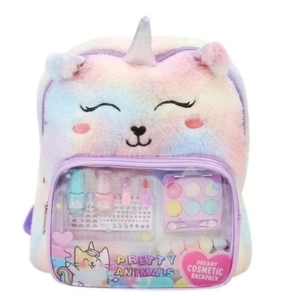 Maleta unicornio con kit de maquillaje