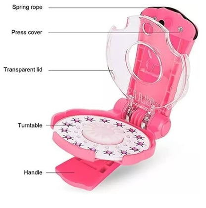 Maquina Pega Gemas Cabello Bling Bling