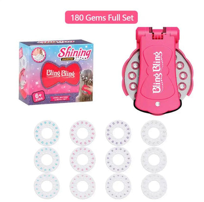 Maquina Pega Gemas Cabello Bling Bling