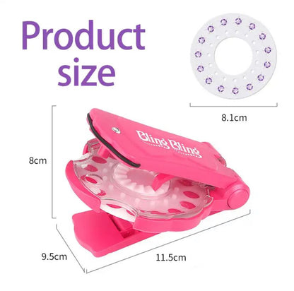 Maquina Pega Gemas Cabello Bling Bling