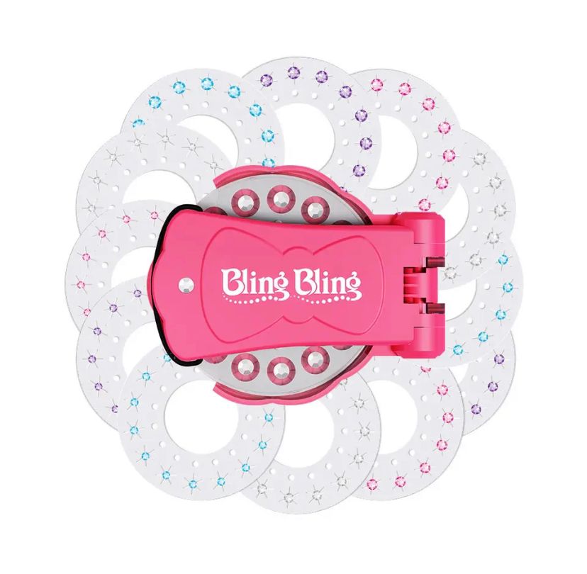 Maquina Pega Gemas Cabello Bling Bling